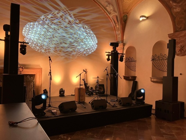 Pódia na firemní akci