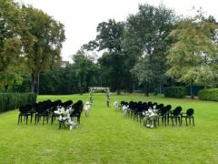 venkovní svatební obřad - Chateau St. Havel